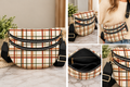 Cozy Girl Plaid Crossbody