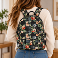 mini backpack, plaid backpack, colorful backpack, ombre plaid, cute backpack, everyday bag, casual accessories, Main and Willow, weekend bag